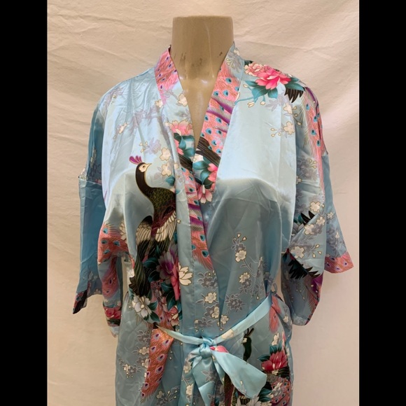 NWT Sam Well O/S Multicolored Print Kimono 👘 Robe - Picture 3 of 12